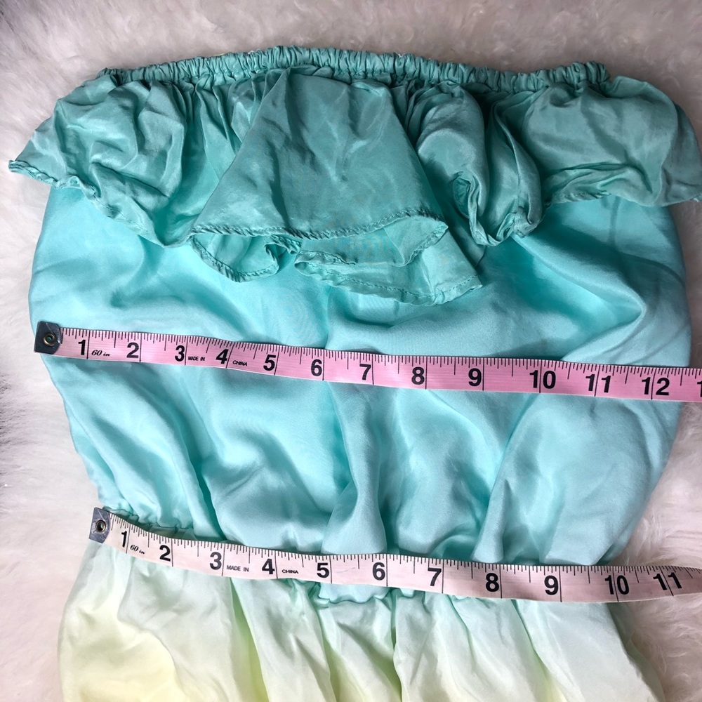 Lilly Pulitzer silk tube top high/low ombré dress - Picture 11 of 16